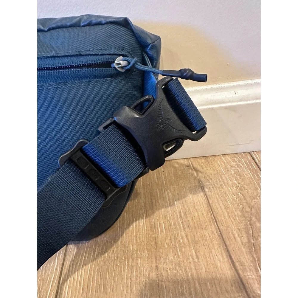 Osprey 6 Liter Mens Transporter Waist Pack Lumbar Hiking Fanny Hip Blue Recycled